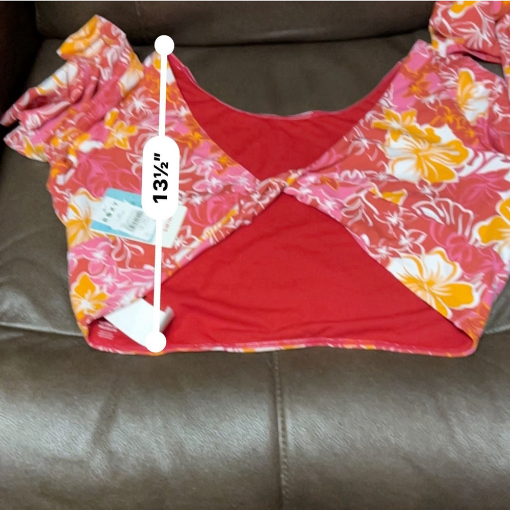 Roxy Glassy Tides Swim Top - Women's XXL - Floral Print - Picture 10 of 10